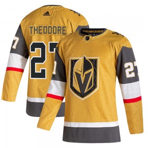 Adidas Shea Theodore Vegas Golden Knights Men's Authentic 2020/21 Alternate Jersey - Gold